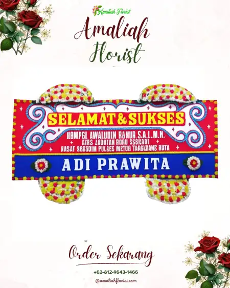 Papan Bunga Ucapan Selamat Tlogotunggal